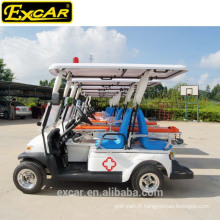 Chariot électrique d&#39;ambulance de vente chaude d&#39;EXCAR avec le certificat de la CE